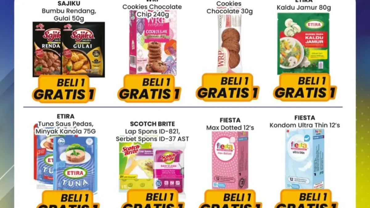 Gempur Hemat Bareng! Promo Twin Date Alfamidi Bikin Belanja Makin Untung, Diskon Gede + Beli 1 Gratis 1 Promo Alfamidi