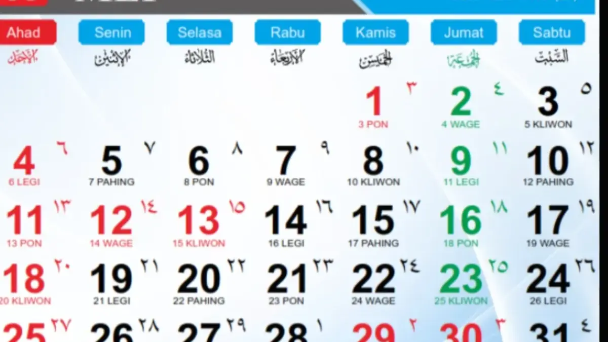 Siap-Siap Liburan Panjang! Ini Dia Kalender Cuti Bersama Mei 2026 yang Wajib Kamu Catat Libur Nasional