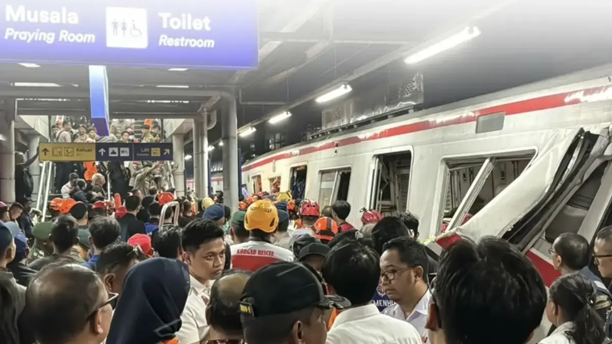 Kereta terlambat hingga 30 menit akibat insiden Bekasi Timur