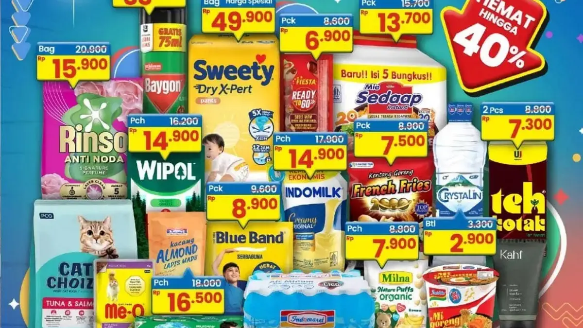 Promo Indomaret Terbaru April 2026: Diskon Super Hemat hingga 40 Persen, Buruan Serbu Sebelum Kehabisan! Promo Indomaret Terbaru April 2026: Diskon Super Hemat hingga 40 Persen, Buruan Serbu Sebelum Kehabisan!