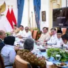 Ilustrasi pertemuan Presidan dengan seajumlah pejabat tinggi negara