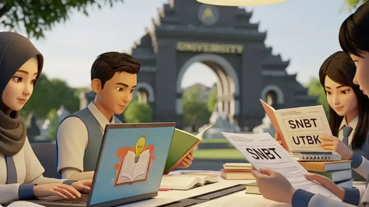 Ilustrasi belajar utbk snbt