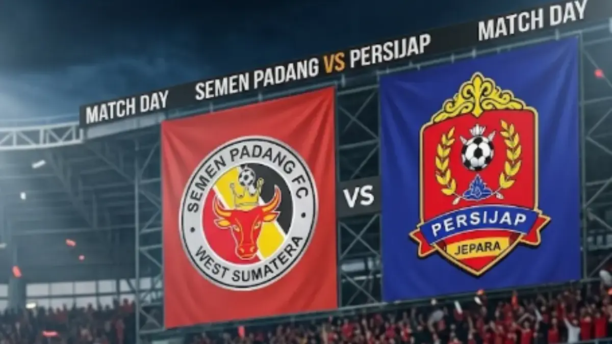 Pertandingan antara Semen Padang FC dan Persijap Jepara