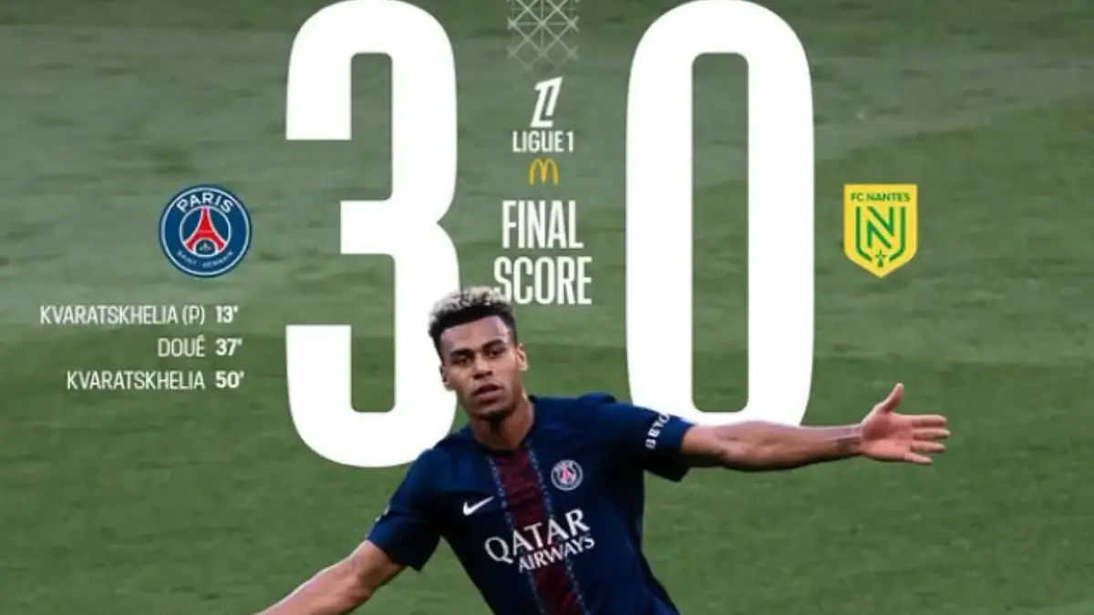 Paris Saint-Germain kembali menunjukkan performa impresif dengan meraih kemenangan meyakinkan atas FC Nantes.