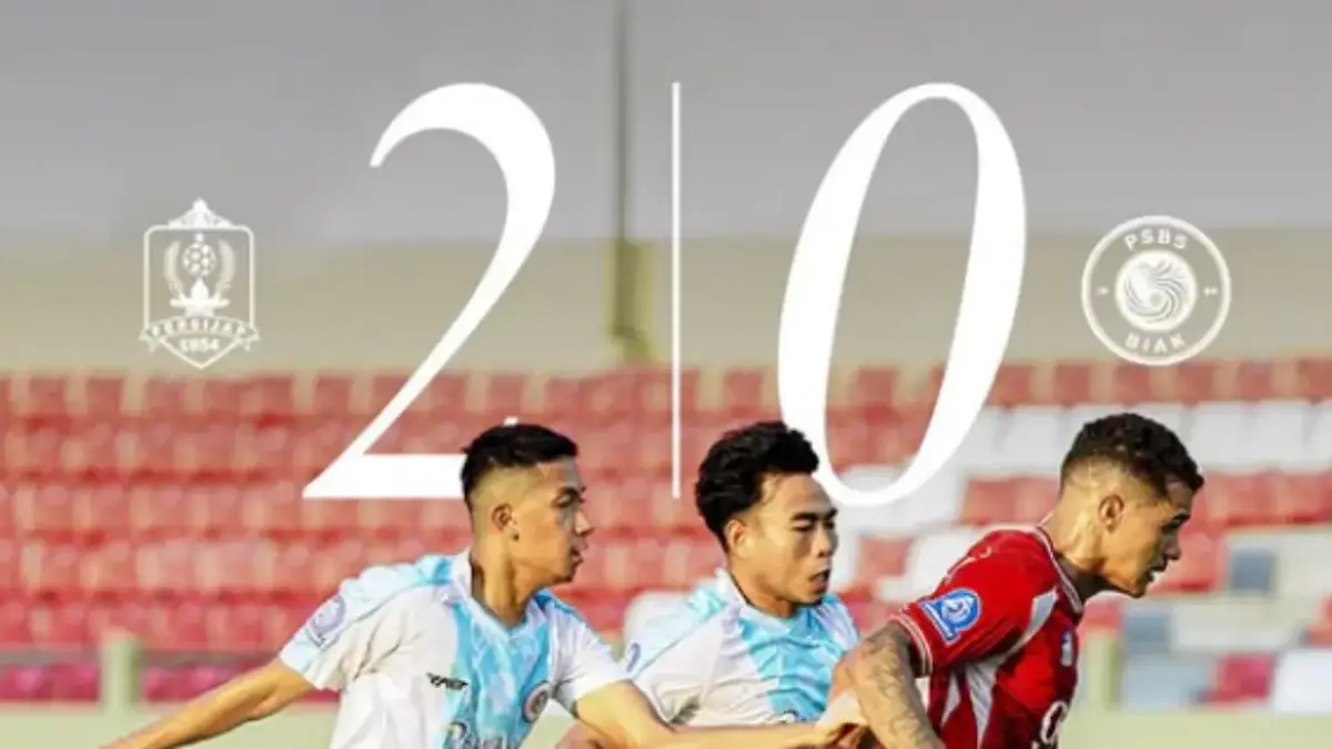Persijap Jepara sukses meraih kemenangan penting saat menjamu PSBS Biak