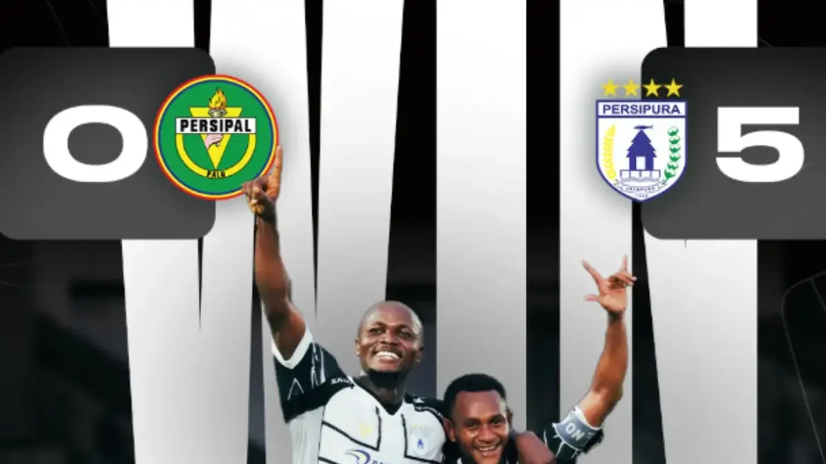 Persipura Jayapura tampil luar biasa dengan meraih kemenangan telak 5-0 atas Persipal Palu.