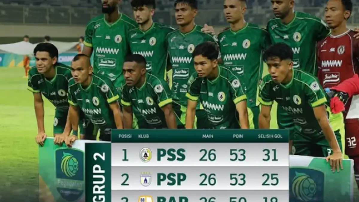 Persaingan papan atas Liga 2 musim 2025/2026 semakin ketat menjelang akhir kompetisi.