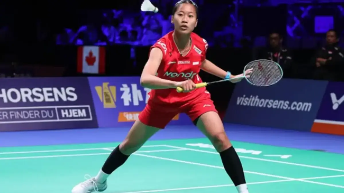 Bertanding di sektor tunggal putri, Putri KW tampil solid saat menghadapi Chiu Pin-Chian.