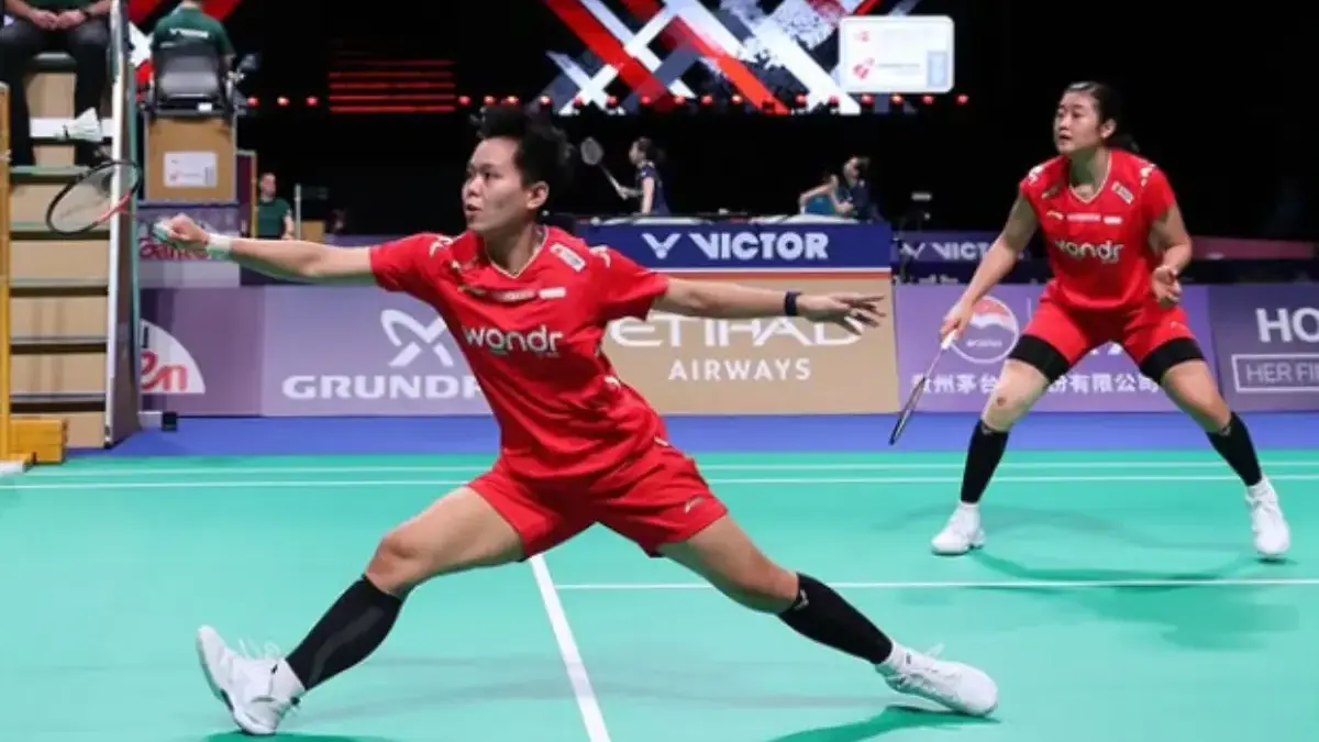 pasangan ganda putri Amallia Cahaya Pratiwi dan Siti Fadia Silva Ramadhanti gagal menyumbangkan poin.