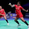 Rachel Allessya Rose dan Febi Setianingrum sukses menyamakan kedudukan menjadi 2-2 saat menghadapi Taiwan.