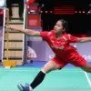 Ester menjadi penentu kemenangan Indonesia saat menghadapi Huang Yu-Hsun pada partai kelima.