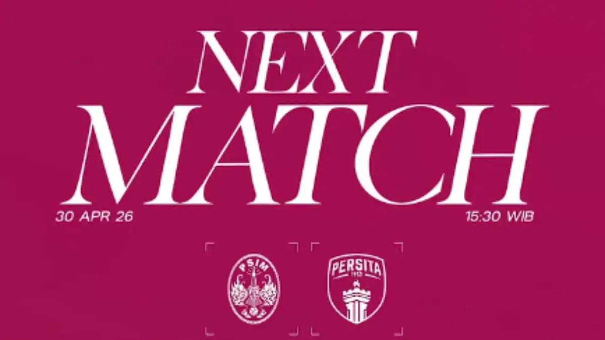 Pertandingan PSIM Yogyakarta vs Persita Tangerang jadwal pukul 15.30 WIB