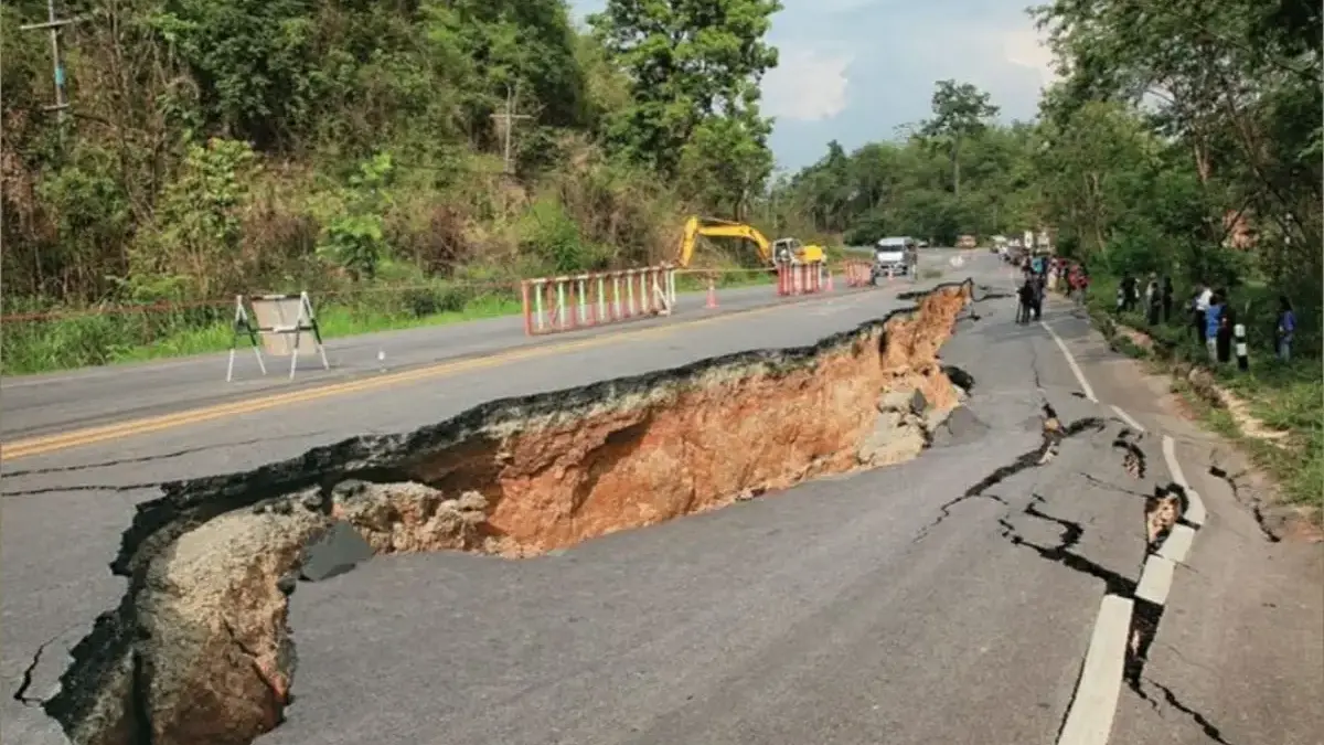 Ilustrasi gempa bumi