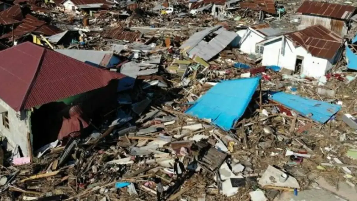 Ilustrasi gempa bumi