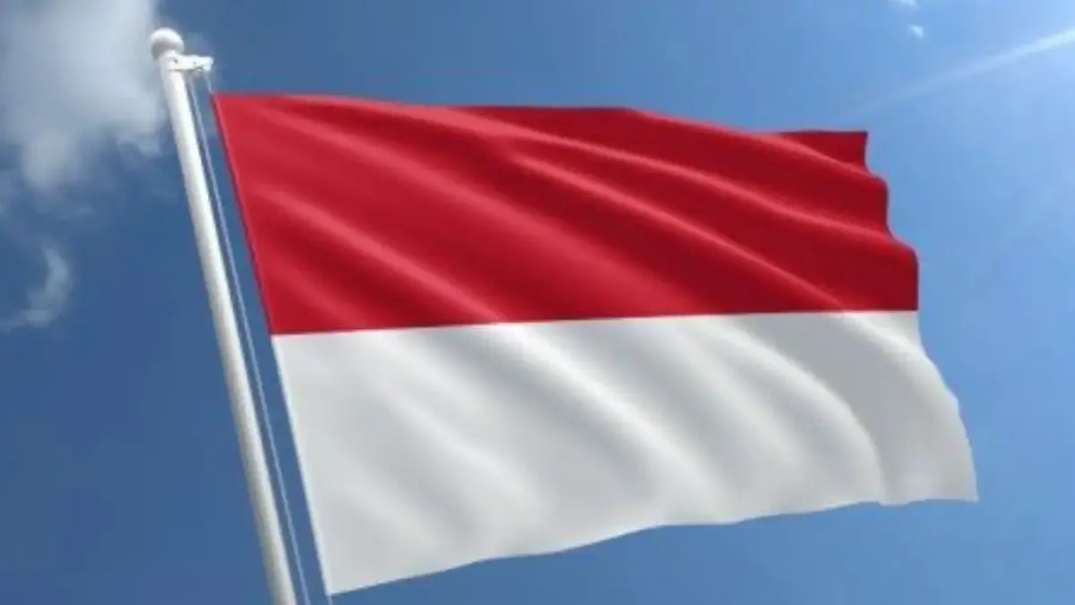 Ilustrasi bendera merah putih