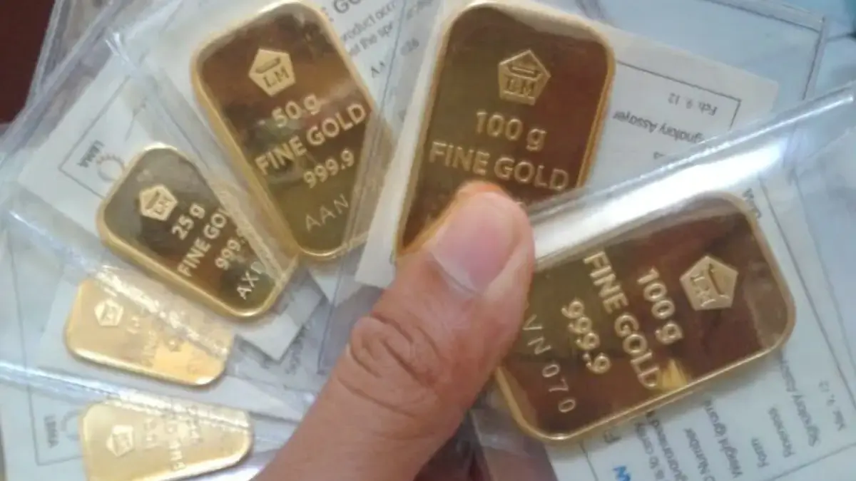 Harga Emas Galeri 24, UBS, Antam & Antam Retro Hari Ini Anjlok