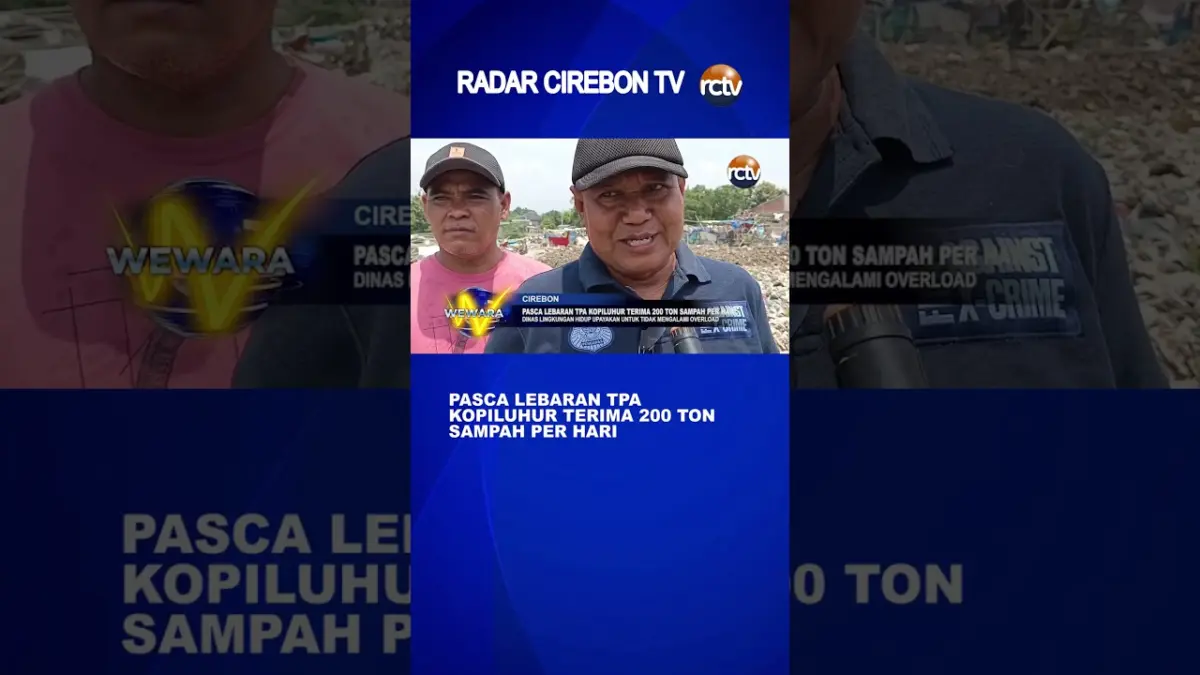 Pasca Lebaran TPA Kopiluhur Terima 200 Ton Sampah Per Hari