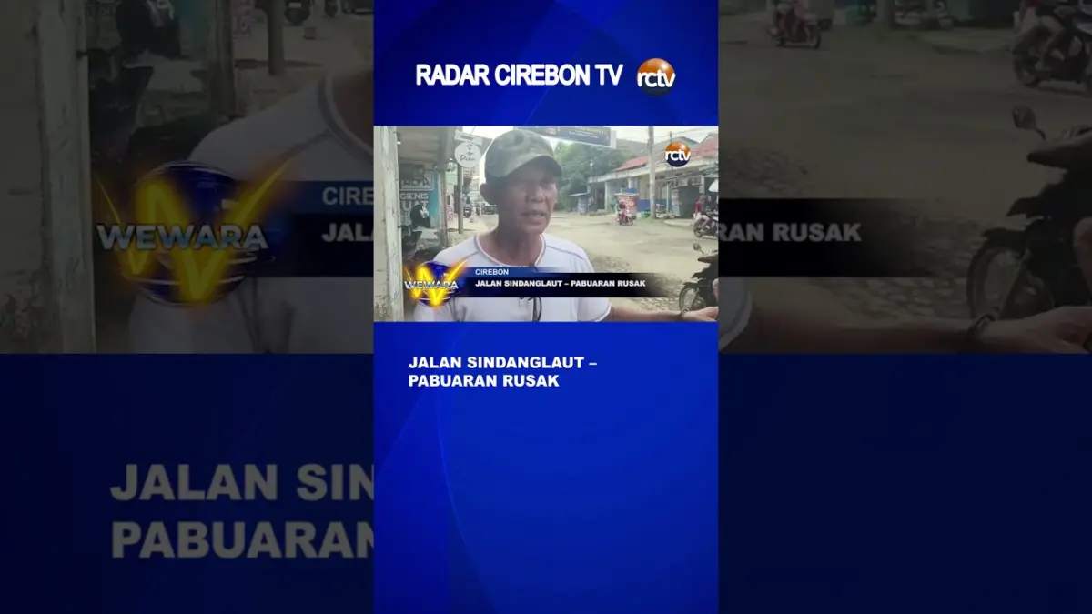 Jalan Sindanglaut Pabuaran Rusak