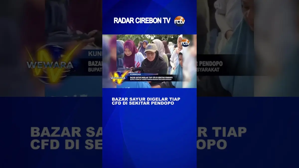 Bazar Sayur Digelar Tiap CFD Di Sekitar Pendopo