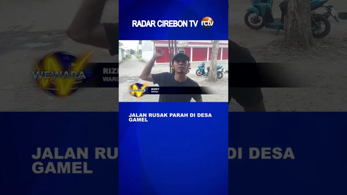 Jalan Rusak Parah Di Desa Gamel
