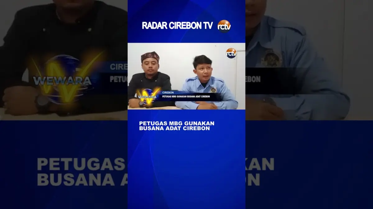 Petugas MBG Gunakan Busana Adat Cirebon