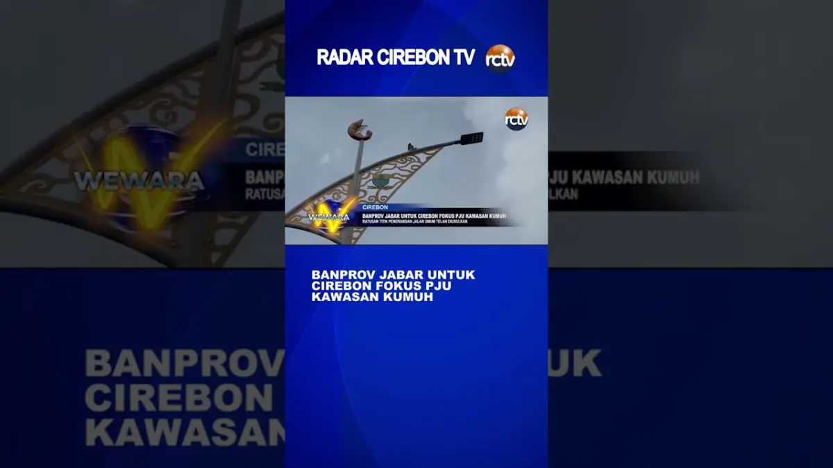 Banprov Jabar Untuk Cirebon Fokus PJU Kawasan Kumuh