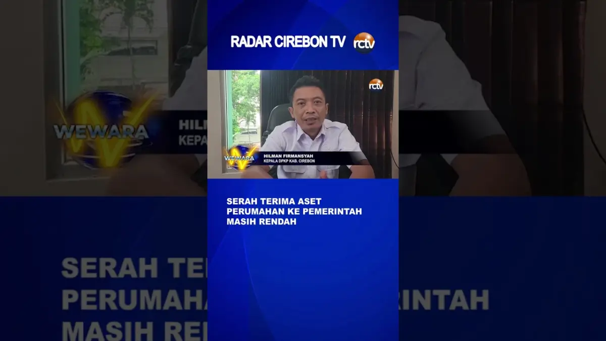 Serah Terima Aset Perumahan Ke Pemerintah Masih Rendah