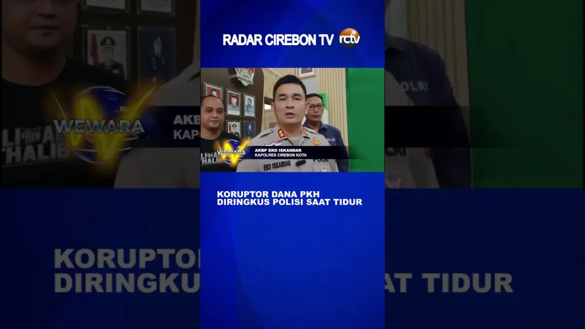 Koruptor Dana PKH Diringkus Polisi Saat Tidur