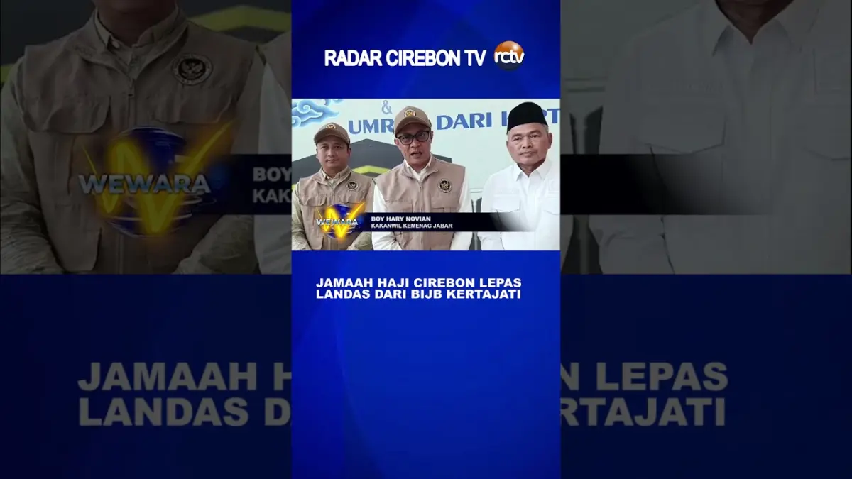Jemaah Haji Cirebon Lepas Landas Dari BIJB Kertajati