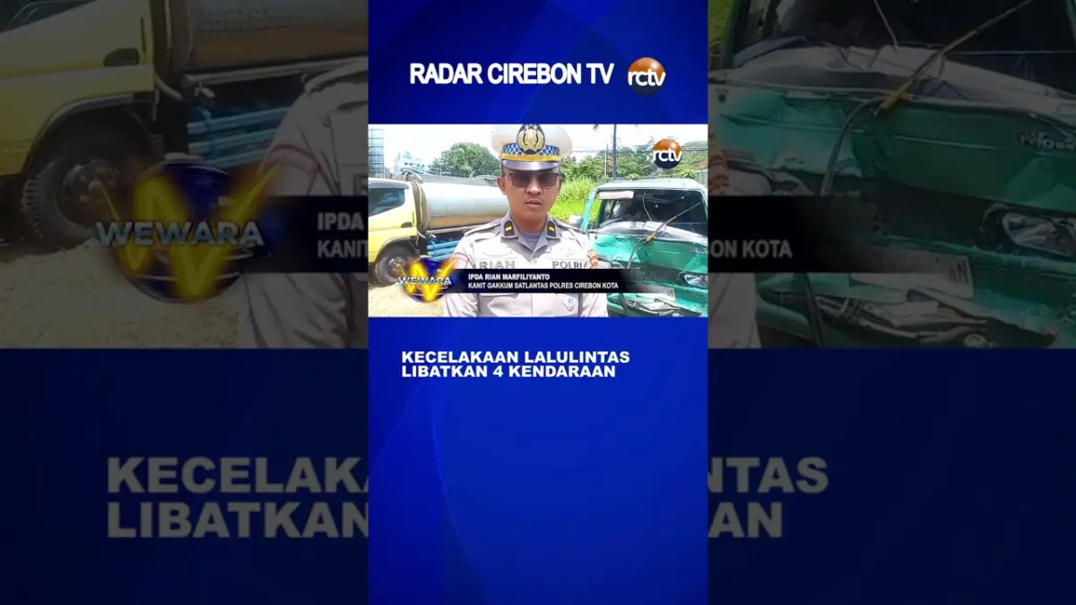 Kecelakaan Lalulintas Libatkan 4 Kendaraan