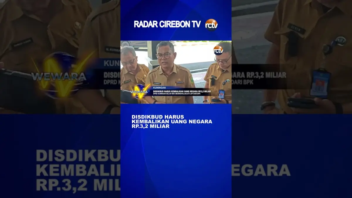 Disdikbud Harus Kembalikan Uang Negara Rp.3,2 Miliar