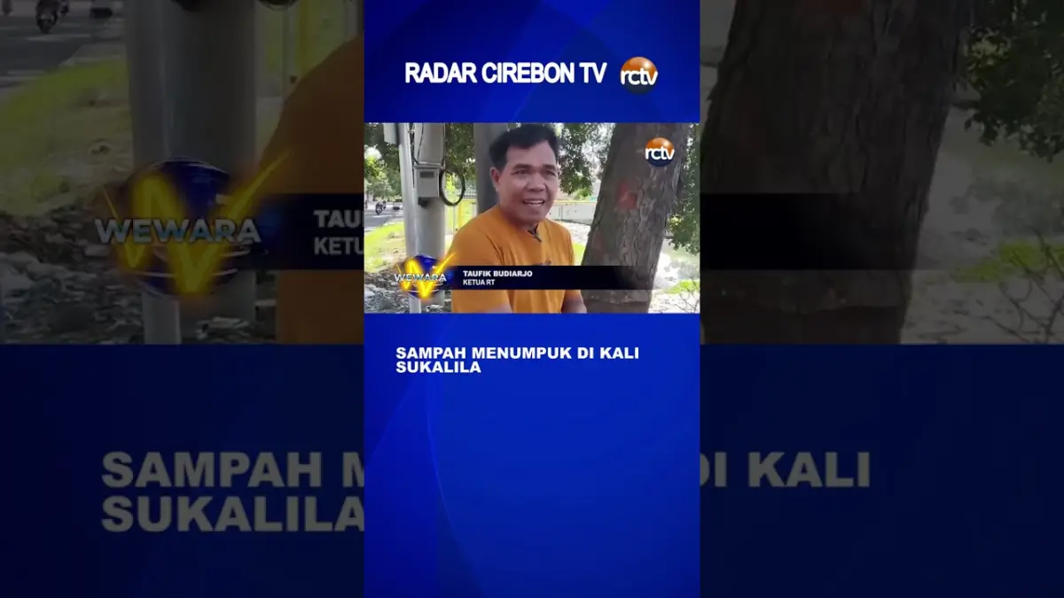 Sampah Menumpuk Di Kali Sukalila