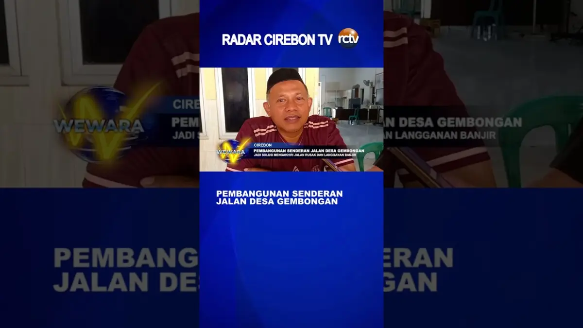 Pembangunan Senderan Jalan Desa Gembongan