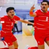 Timnas Futsal Indonesia merayakan kemenangan dramatis 3-2 atas Australia di AFF Futsal 2026