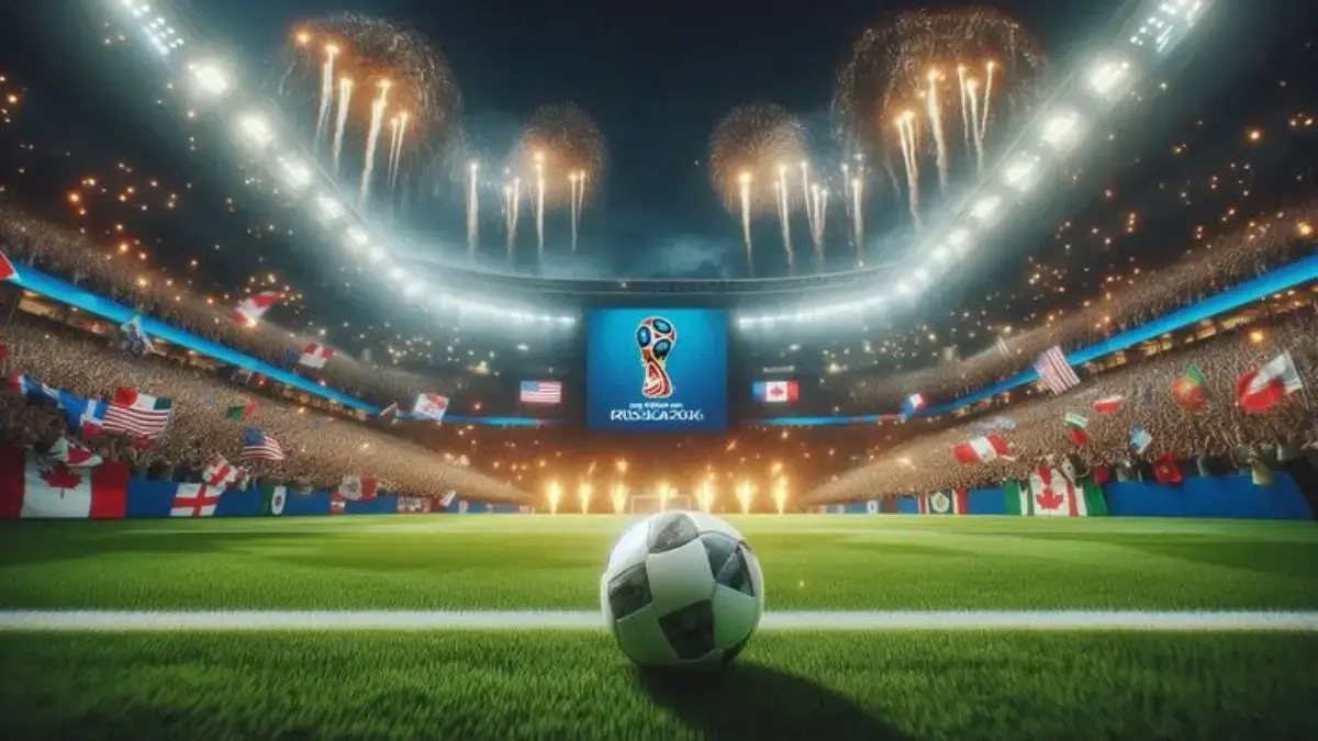 Ilustrasi lapangan bola