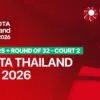 Badminton Thailand Open 2026
