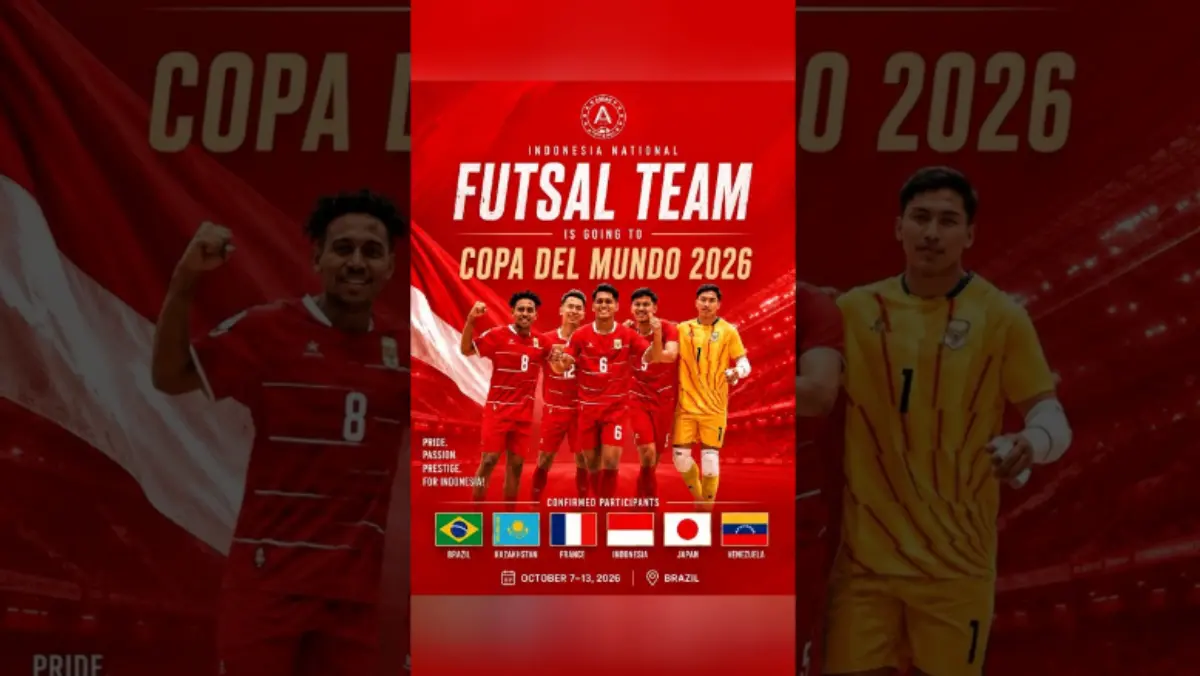 Sejarah Baru! Ada Timnas Indonesia di Futsal Cope del Mundo 2026, Main Tanggal Berapa? Futsal Copa del Mundo 2026
