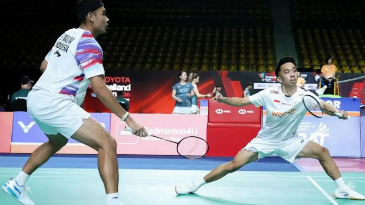 Hasil Thailand Open 2026: Debut Putra/Bagas Berakhir Dramatis, Sempat Bikin Ganda India Kewala foto