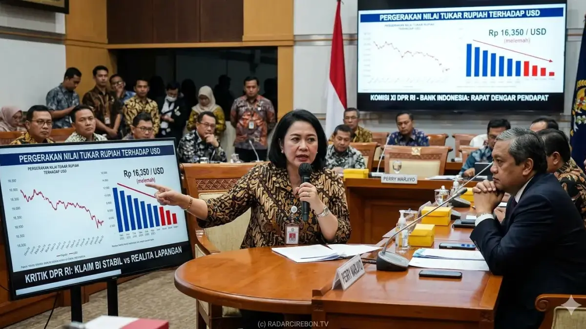 Rapat antara Komisi XI DPR RI dengan Bank Indonesia memunculkan banyak kritik terkait kondisi nilai tukar rp.
