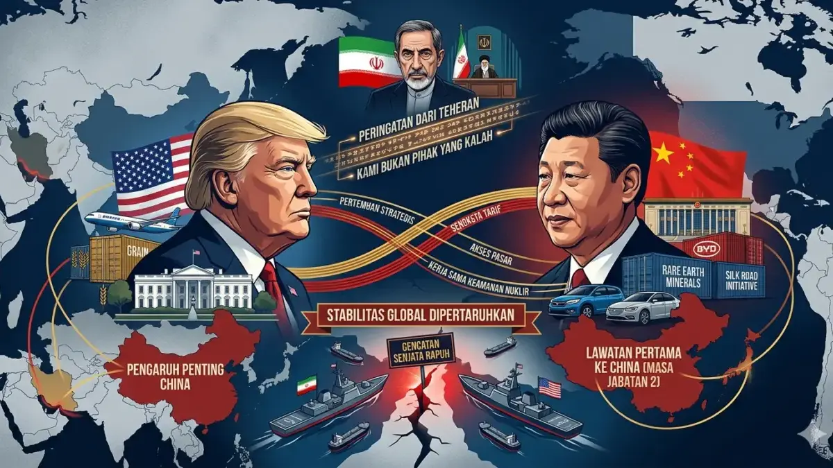 Pemerintah Iran melontarkan peringatan keras kepada Presiden Amerika Serikat, Donald Trump.
