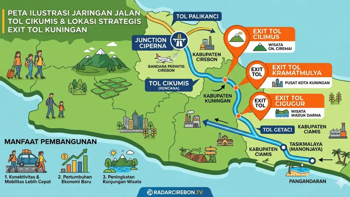 Tol Cirebon-Kuningan-Ciamis Siapkan 3 Exit di Kuningan, Ini Detail Lokasinya Proyek infrastruktur yang masuk dalam Rencana Umum Jaringan Jalan Nasional 2020-2040.