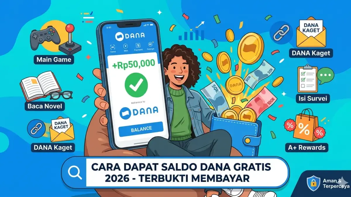 Saldo DANA gratis kini semakin banyak dicari, terutama di tahun 2026 ketika aktivitas digital makin melekat.