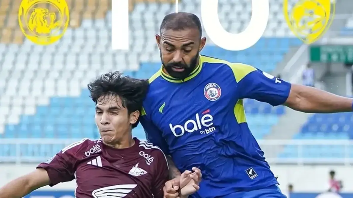 Arema FC Unggul 2-0 atas PSM Makassar, Gol Kedua Dicetak Silva Arema FC vs PSM Makassar