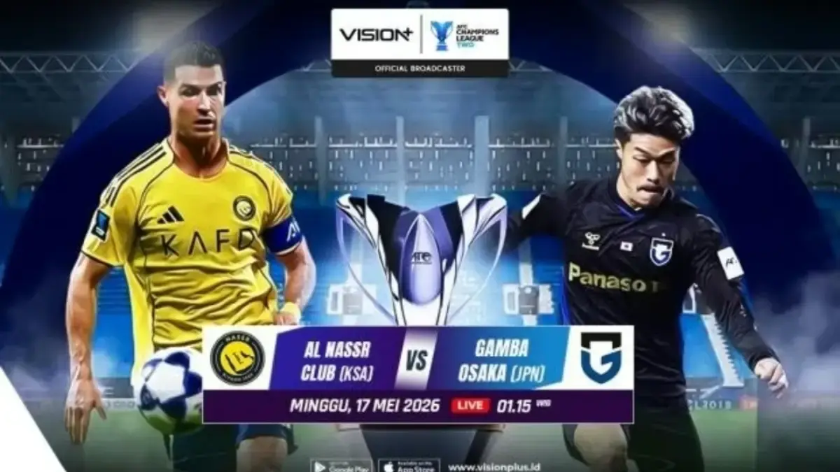 Live RCTI Gratis! Link Streaming Al Nassr vs Gamba Osaka Final ACL Two, Ronaldo Buru Trofi Asia Pertama Al Nassr vs Gamba