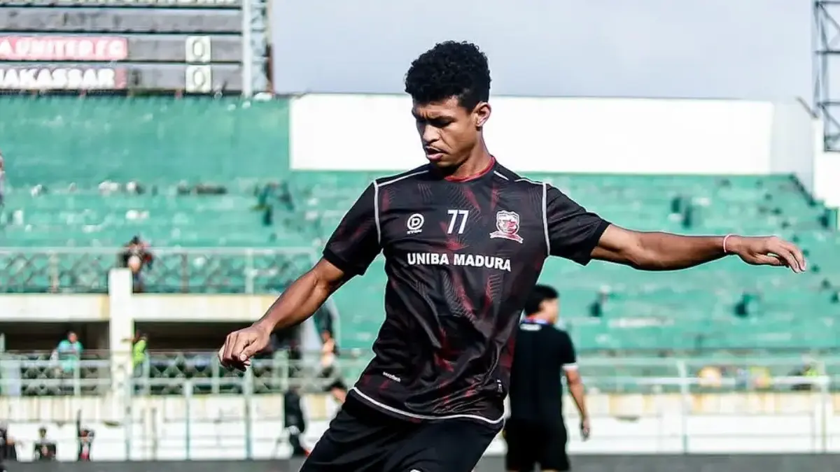 Babak Pertama Berakhir! Junior Brandao Cetak Gol, Madura United Pimpin 1-0 atas PSM Madura United vs PSM Makassar