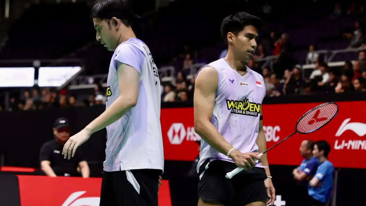 Live Streaming Final Singapore Open 2026 Hari Ini: Fajar/Fikri Vs Ganda India, Jam Berapa? Fajar Alfian dan Muhammad Shohibul Fikri saat bertanding di final Singapore Open 2026