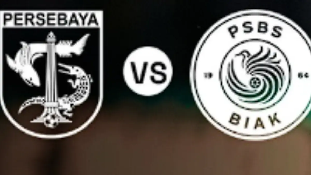 Jadwal pertandingan Persebaya melawan PSBS Biak di Liga 1 Indonesia hari ini