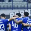 Pertandingan Persib Bandung vs Persija Jakarta di Stadion GBLA