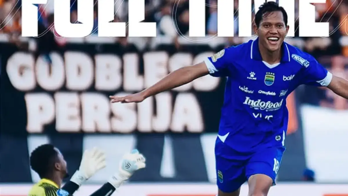 Peluang Persib Juara BRI Super League 2026 Masih Terbuka, Ini Skenario yang Bisa Terjadi Adam Alis merayakan gol saat Persib melawan Persija di Samarinda