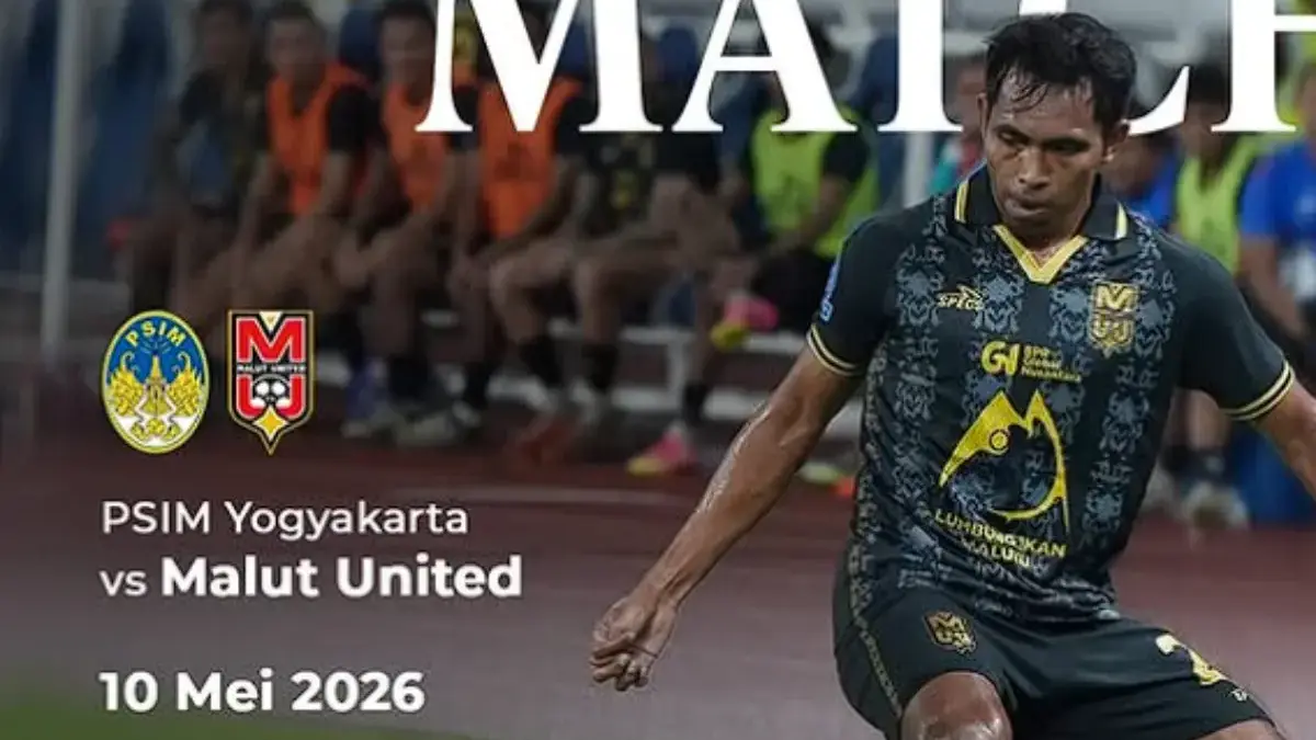 Pemain Malut United dan PSM Makassar jelang laga BRI Super League